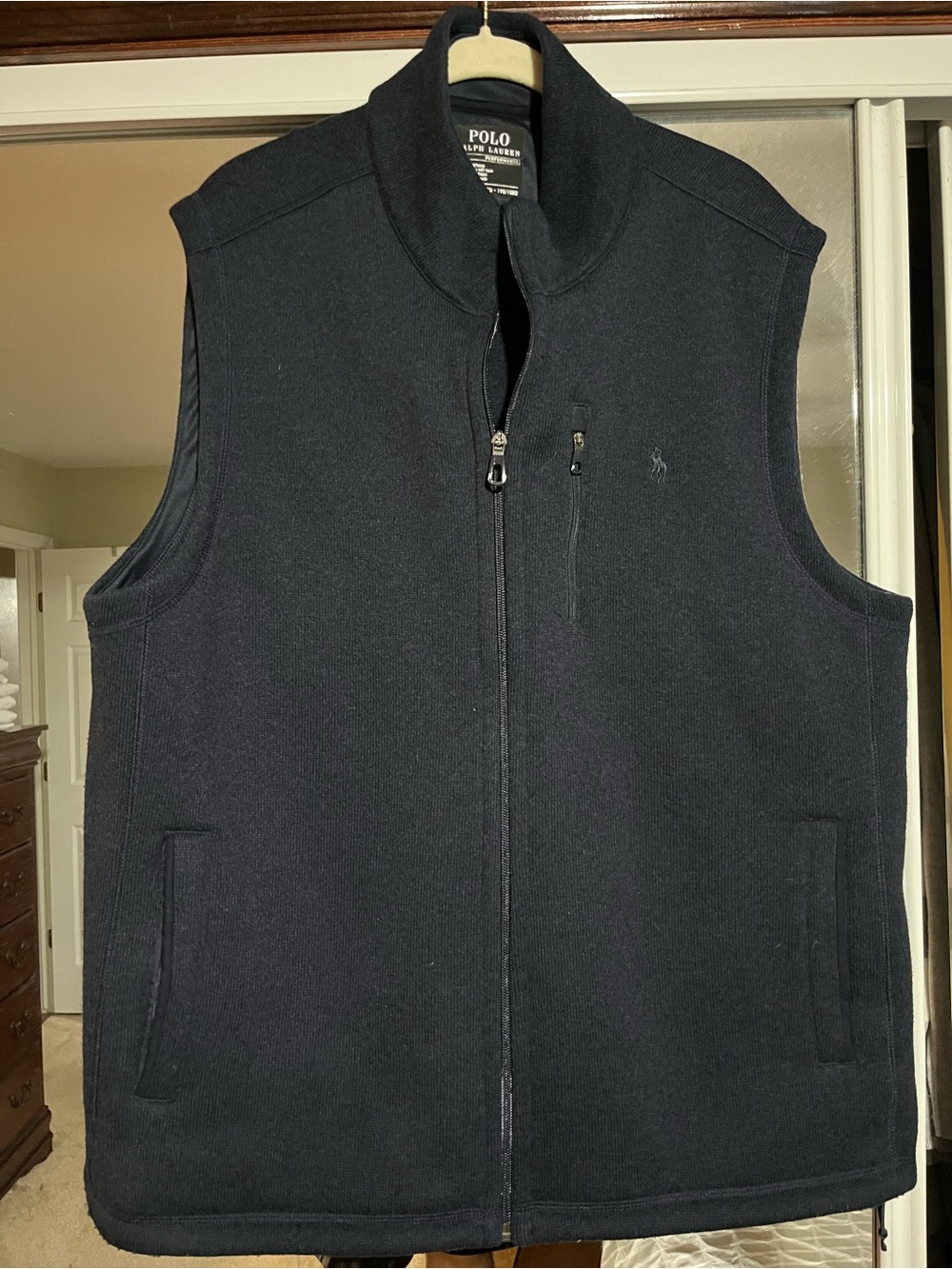 Polo Ralph Lauren Dark Navy Zip Fleece Vest